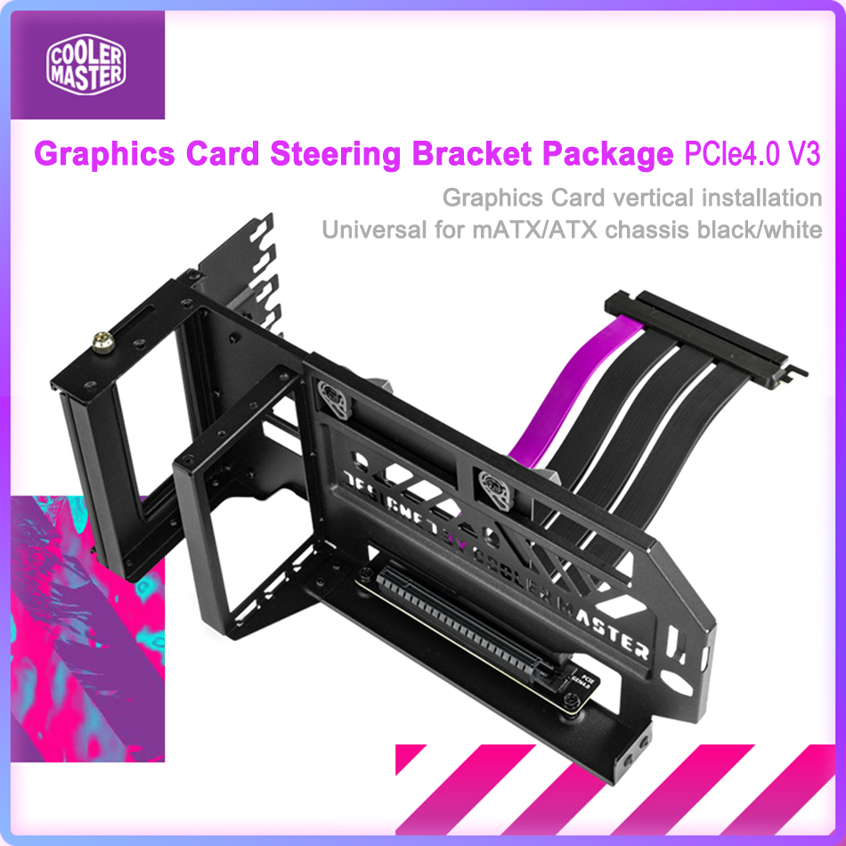 Pcie Riser Cable - Cooler Master Braket Kemudi Kartu Grafis