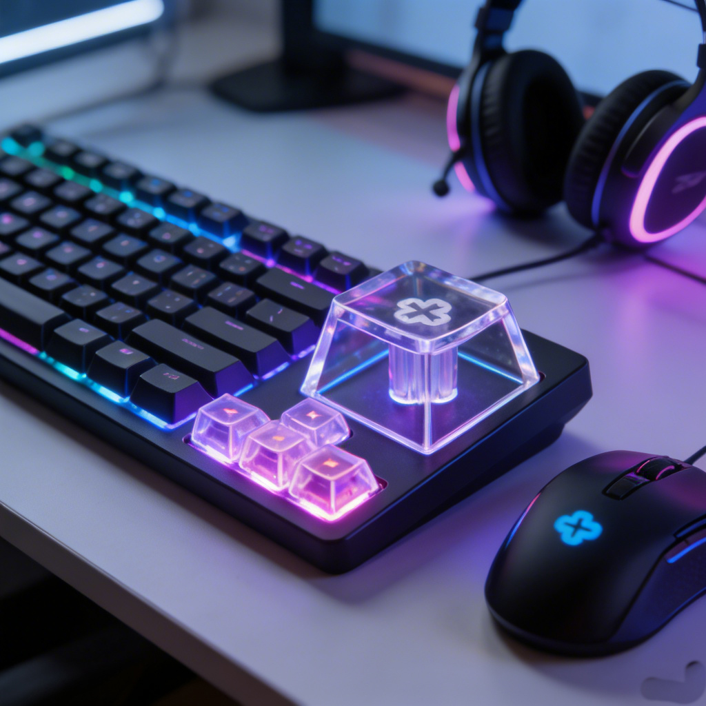 Anti-Ghosting Keyboard - R4 Keycap ABS Transparan untuk Keyboard