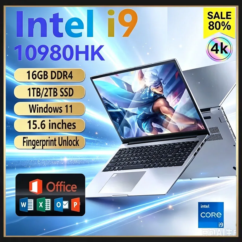 Pc Gaming Ddr4 - Laptop Portabel 15,6 inci, Prosesor Intel