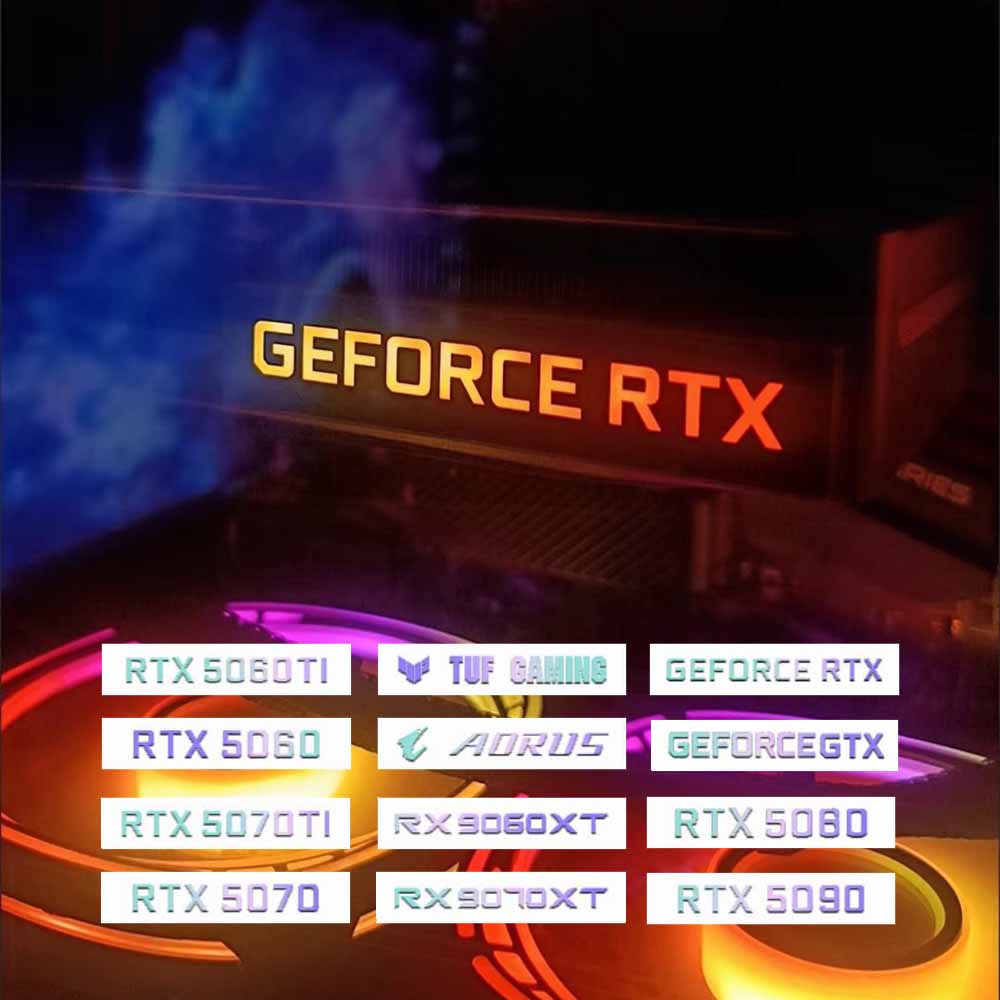 Pc Gaming Rog - Panel Pencahayaan ARGB GPU PC Putih