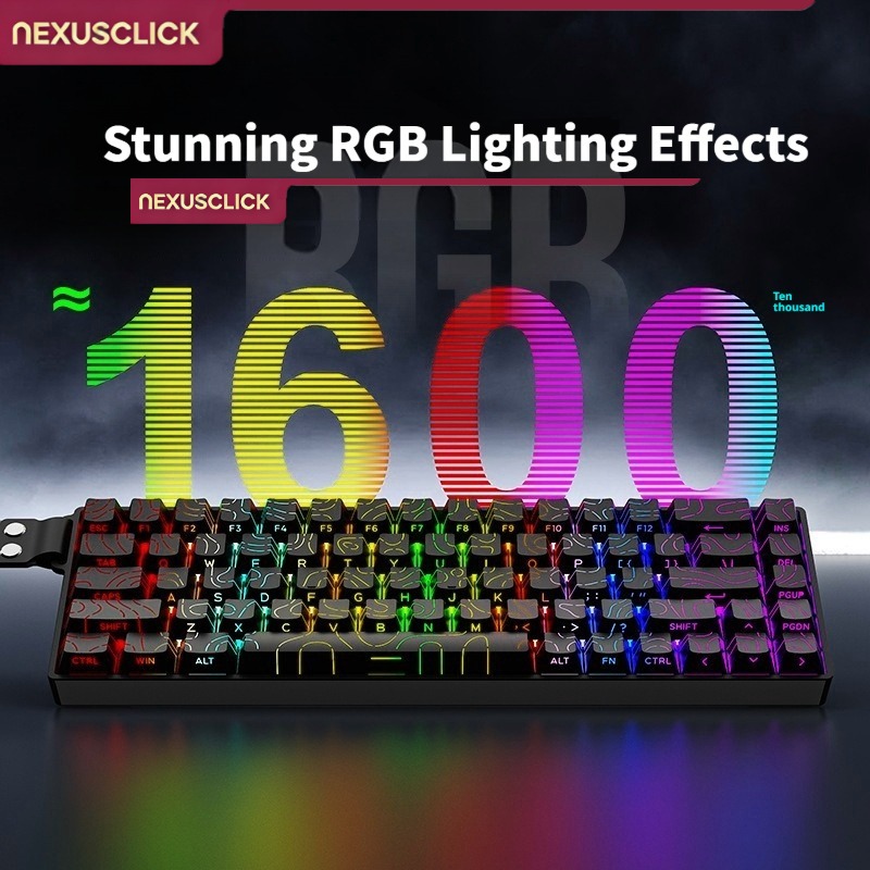 NexusClick iK68 Mini Mechanica - Anti-Ghosting Keyboard ulasan dan harga