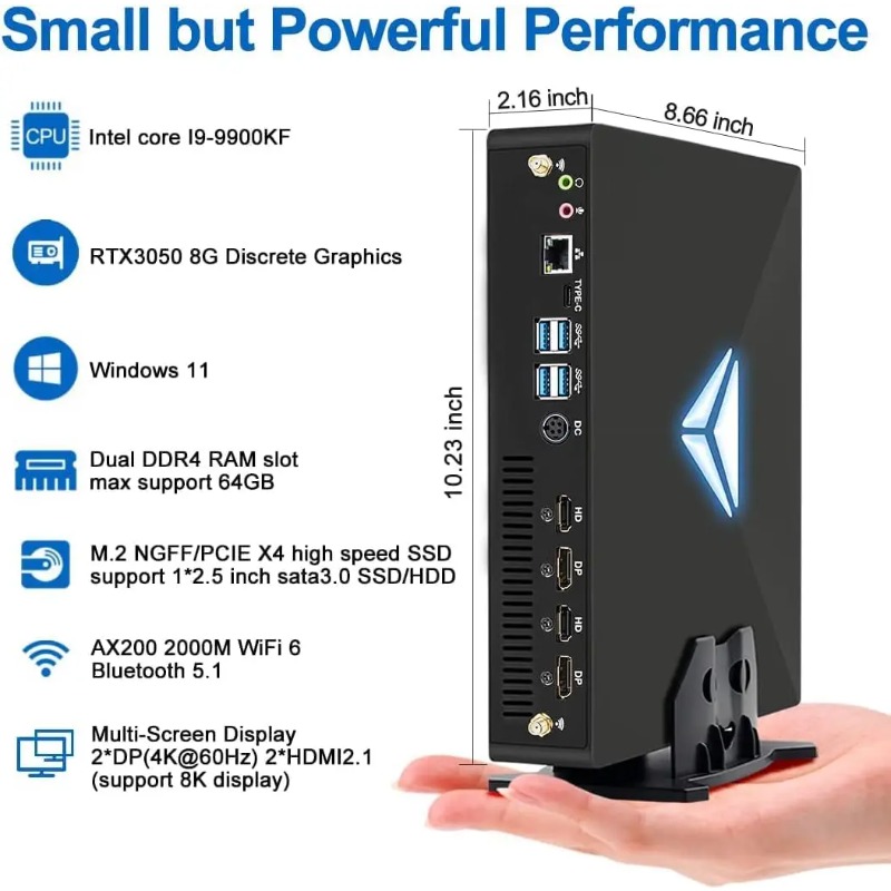 【Baru Datang】PC Mini Desktop I - Pc Gaming Mini ulasan dan harga