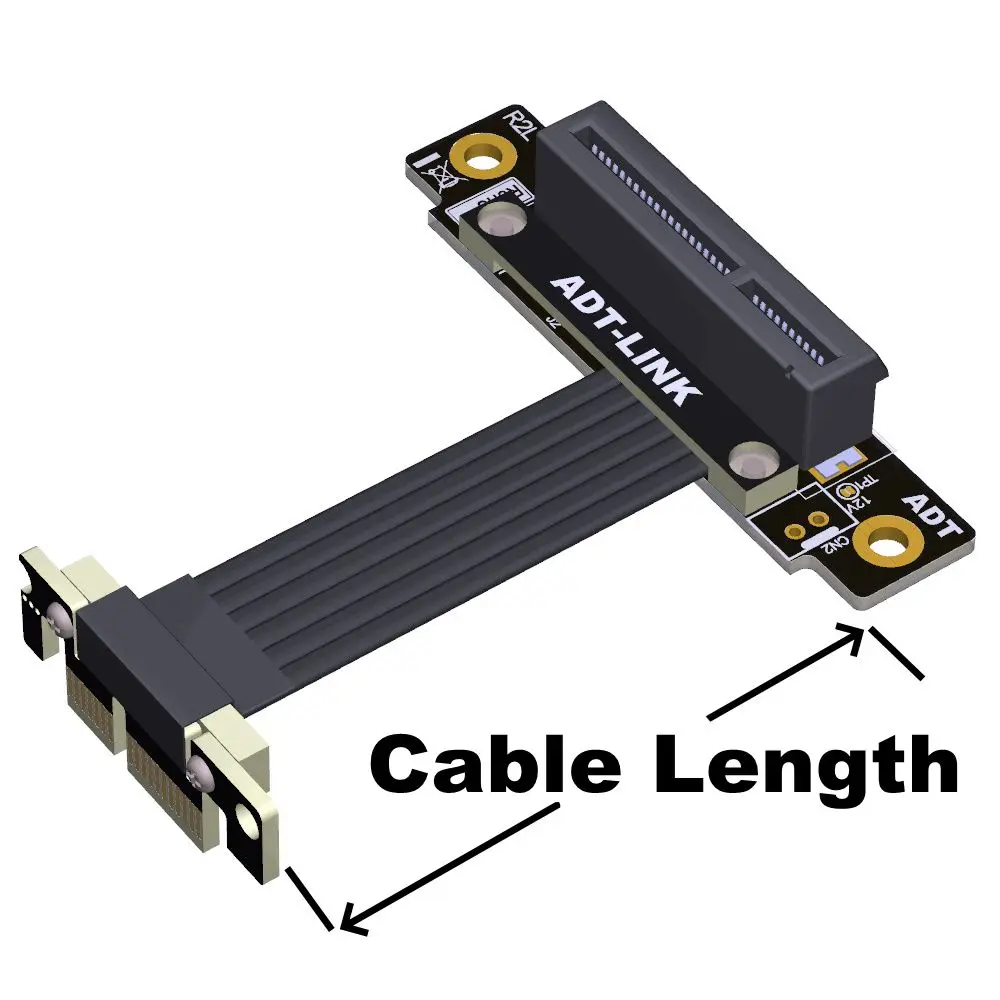 Kabel Riser ADT-Link PCI Expre - Pcie Riser Cable ulasan dan harga