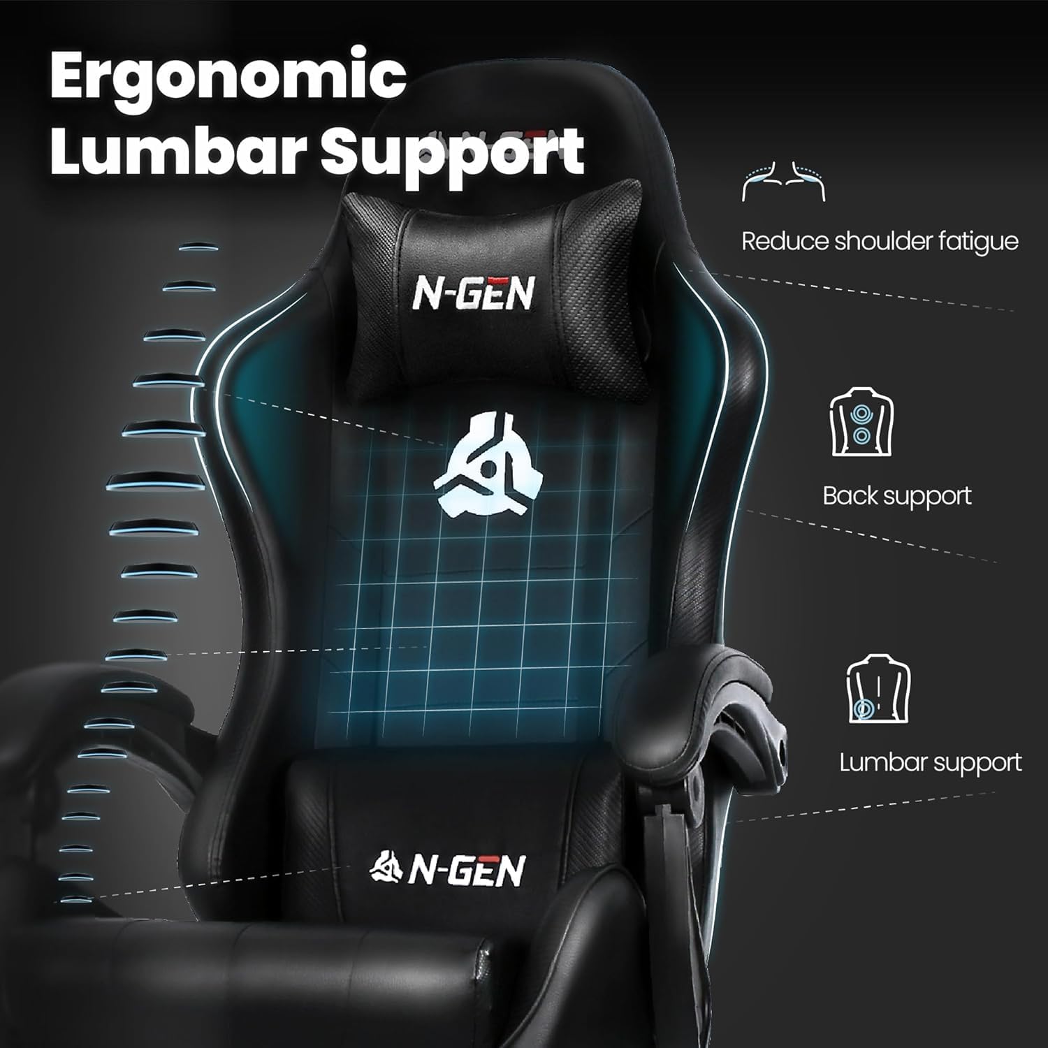 Kursi Gaming dengan Sandaran K - Gaming Chair ulasan dan harga
