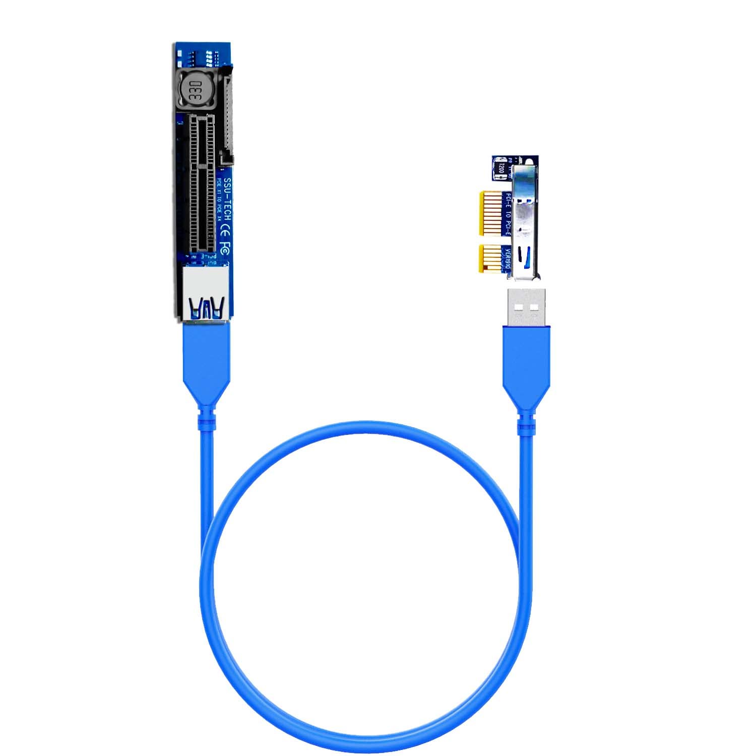 Kabel Riser PCIe 3.0 X1 ke X4  - Pcie Riser Cable ulasan dan harga