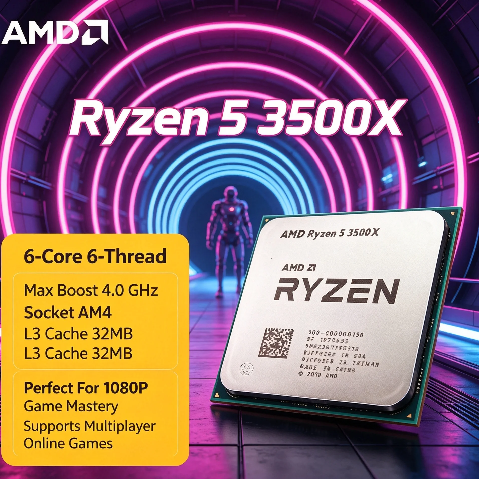AMD Ryzen 5 3500X CPU Desktop  - Pc Gaming Amd Ryzen 5 ulasan dan harga