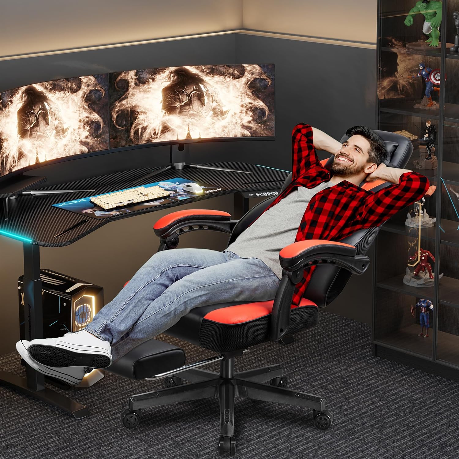 Kursi Gaming dengan Sandaran K - Gaming Chair ulasan dan harga