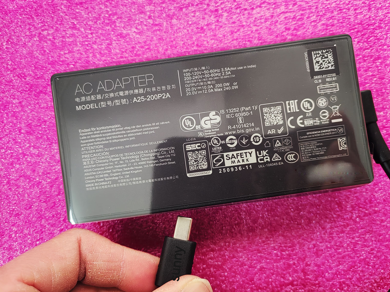 BARU OEM A25-200P2A Konektor P - Pc Gaming Rog ulasan dan harga