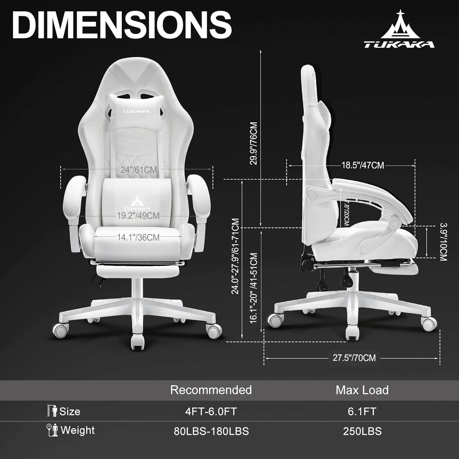 Kursi Gaming Ergonomis Putih d - Gaming Chair ulasan dan harga
