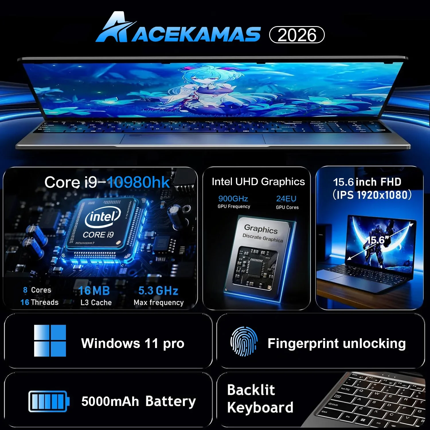 Laptop Portabel 15,6 inci, Pro - Pc Gaming Ddr4 ulasan dan harga