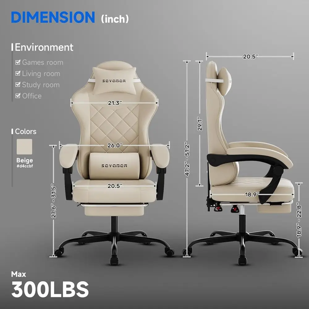 Kursi Putar Ergonomis dengan S - Gaming Chair ulasan dan harga