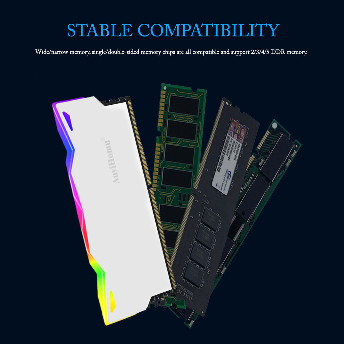 AuyiHomu RGB Heatsink, Pending - Pc Gaming Ddr4 ulasan dan harga