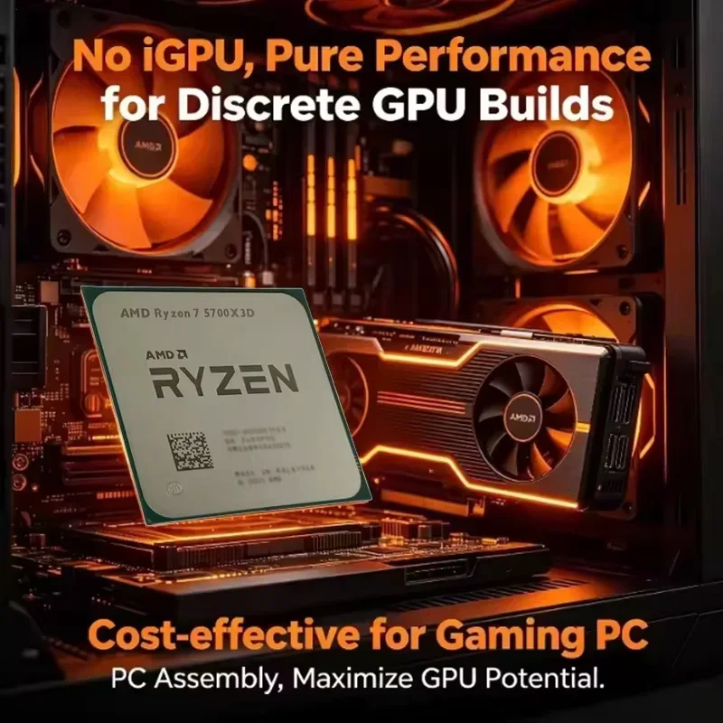 AMD Ryzen 7 5700X3D R7 5700X3D - Pc Gaming Ddr4 ulasan dan harga